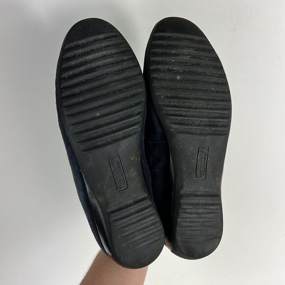 Waldlaufer wing tip saddle shoes us women’s size 7.5 blue grey minimalist suede - Picture 8 of 9